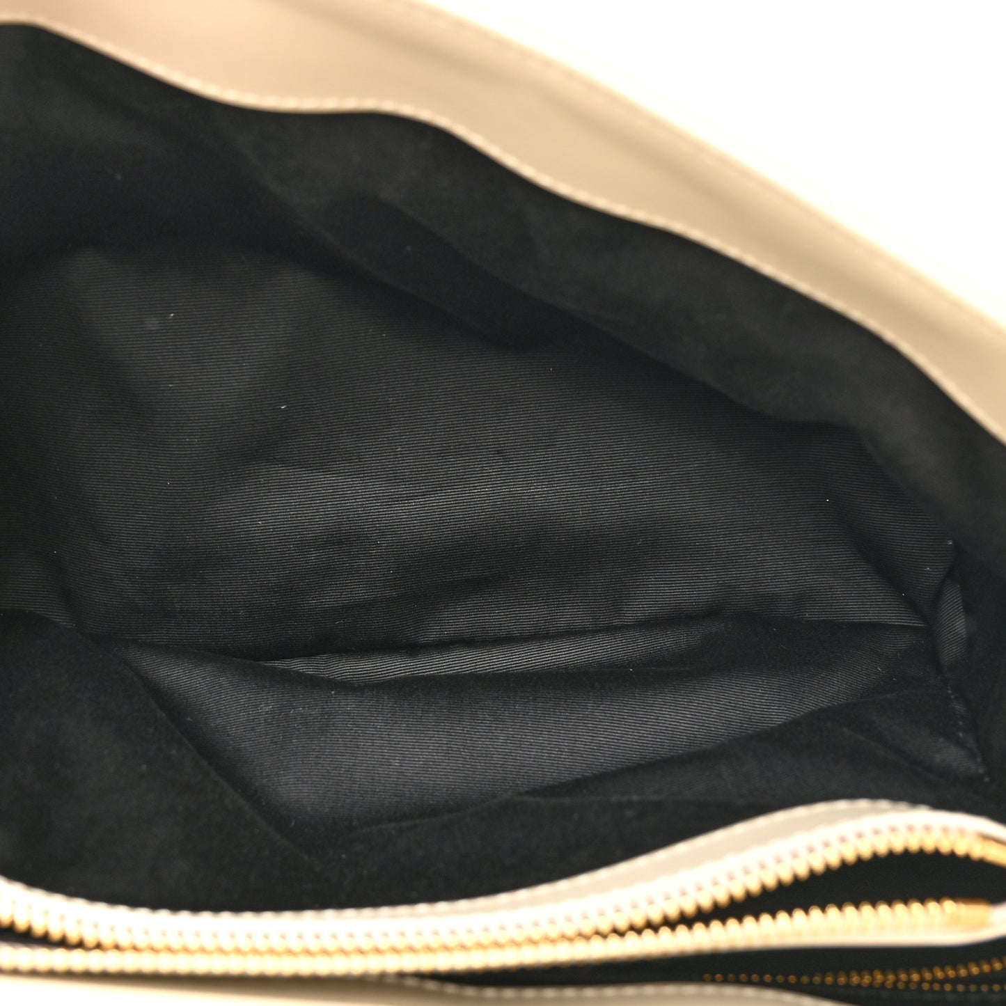 Calfskin Y Quilted Monogram Medium Loulou Chain Satchel Crema Soft