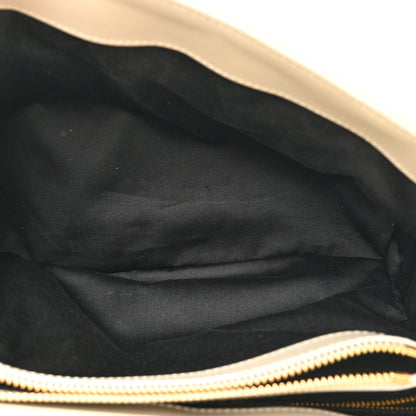 Saint Laurent Calfskin Y Quilted Monogram Medium Loulou Chain Satchel Crema Soft 5 of 10