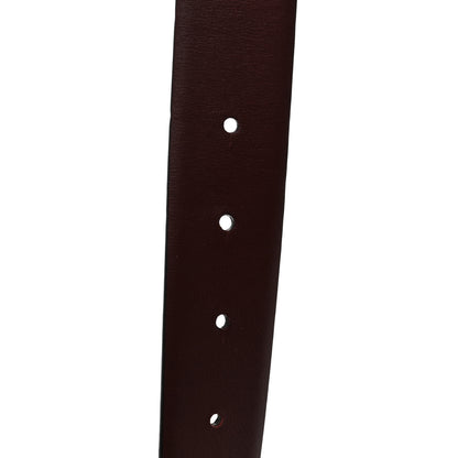 Chanel Calfskin CC Reversible Belt 75 Black Burgundy 5 of 6