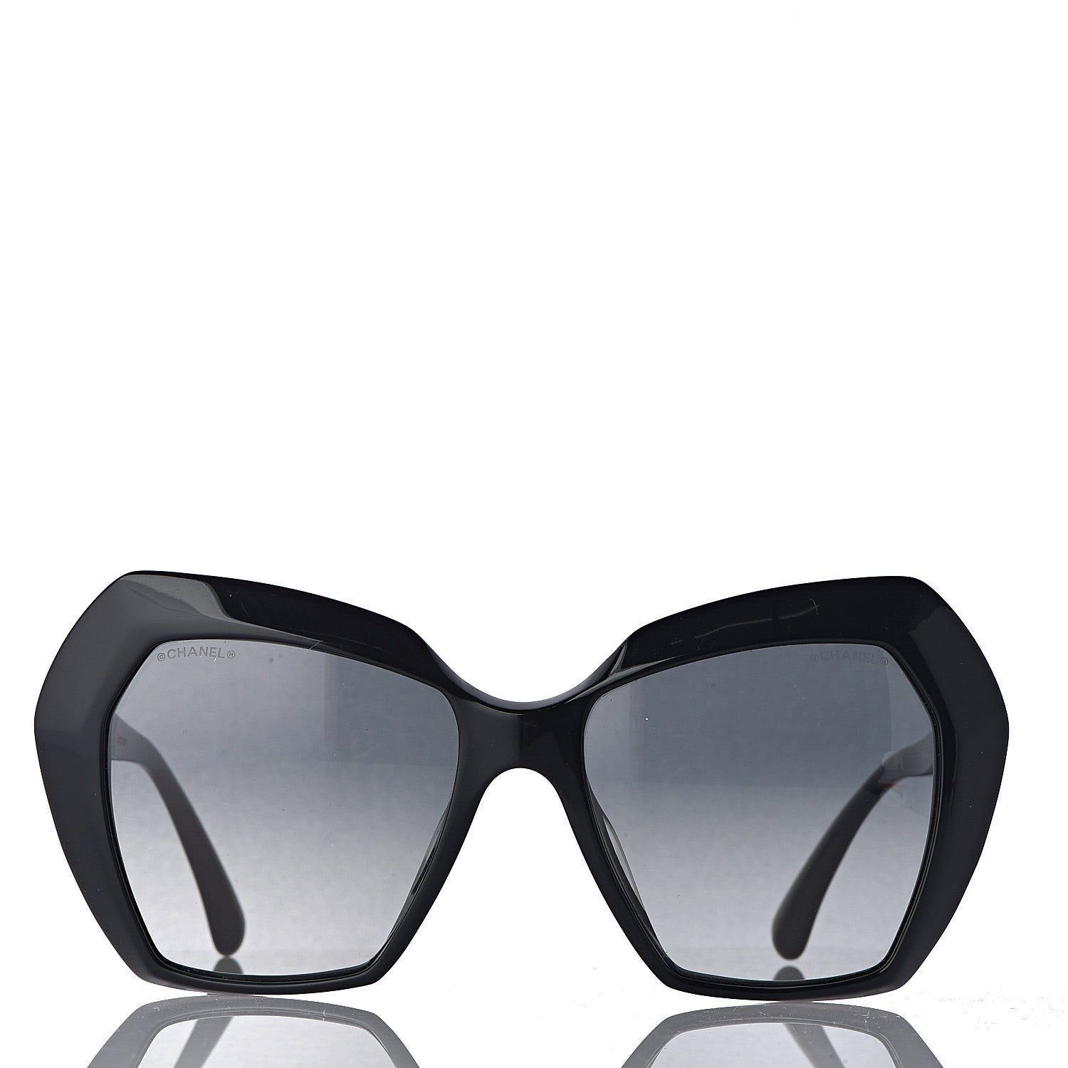 Chanel Cat Eye Spring Sunglasses 5364 Black 2 of 10