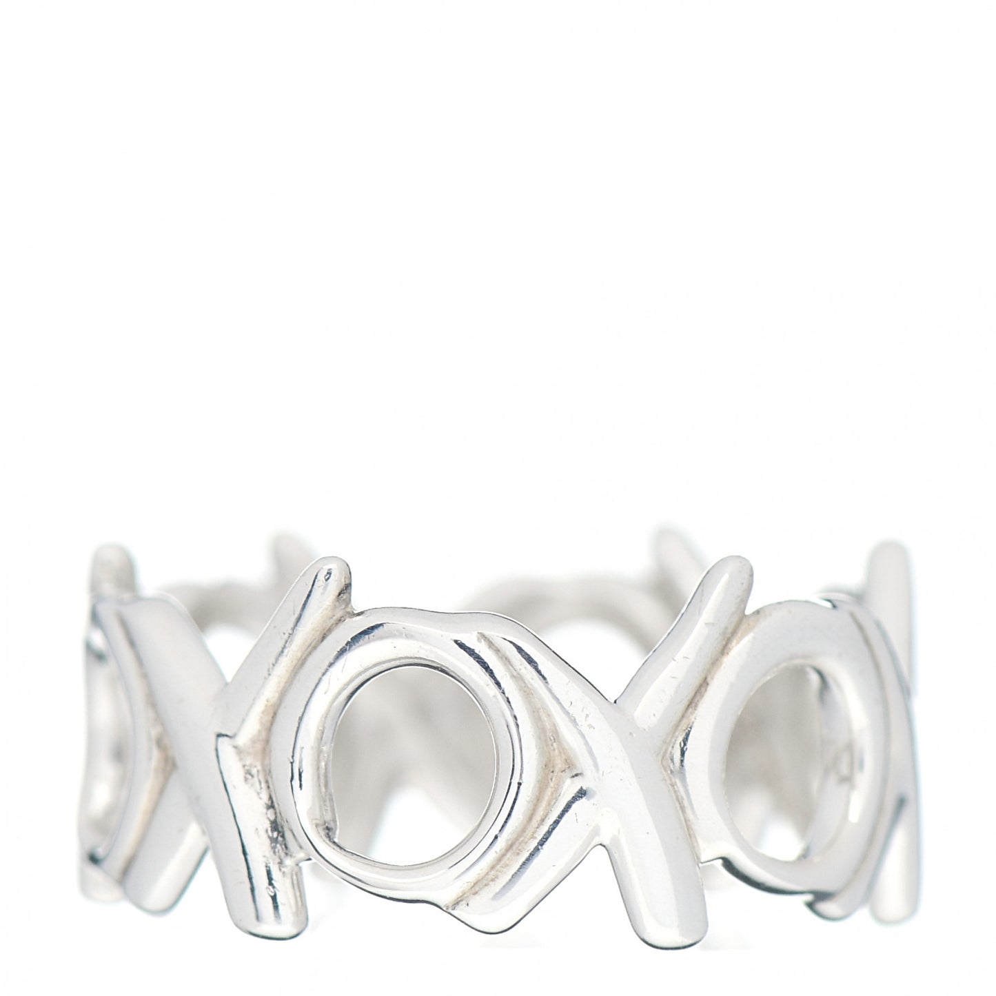Sterling Silver Paloma Picasso XO Band Ring 47 4
