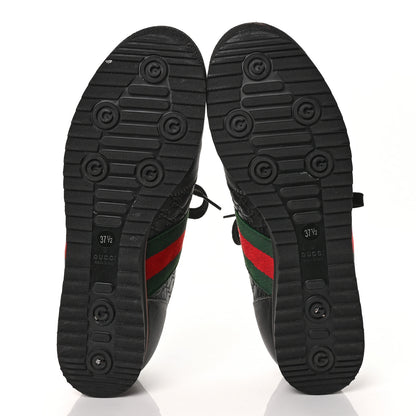 Gucci Microguccissima Web Sneakers 37.5 Black 5 of 8