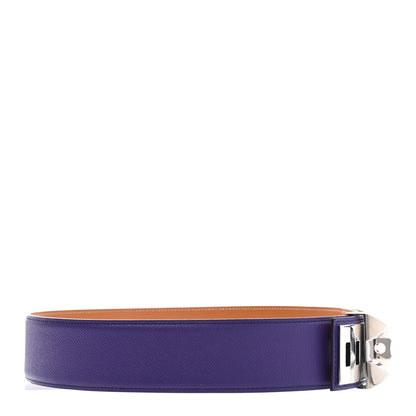 Hermes Epsom Collier De Chien CDC Belt 80 Crocus 2 of 8