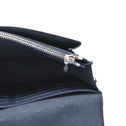 Louis Vuitton Metalli Empreinte Monogram Vavin Chain Wallet Navy Nacre 4 of 9