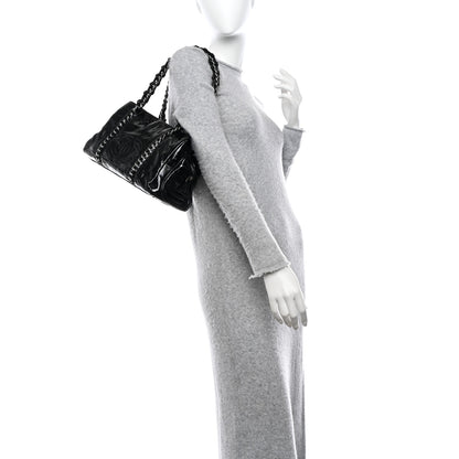 Chanel Patent Calfskin Small Luxe Ligne Tote Black 2 of 15