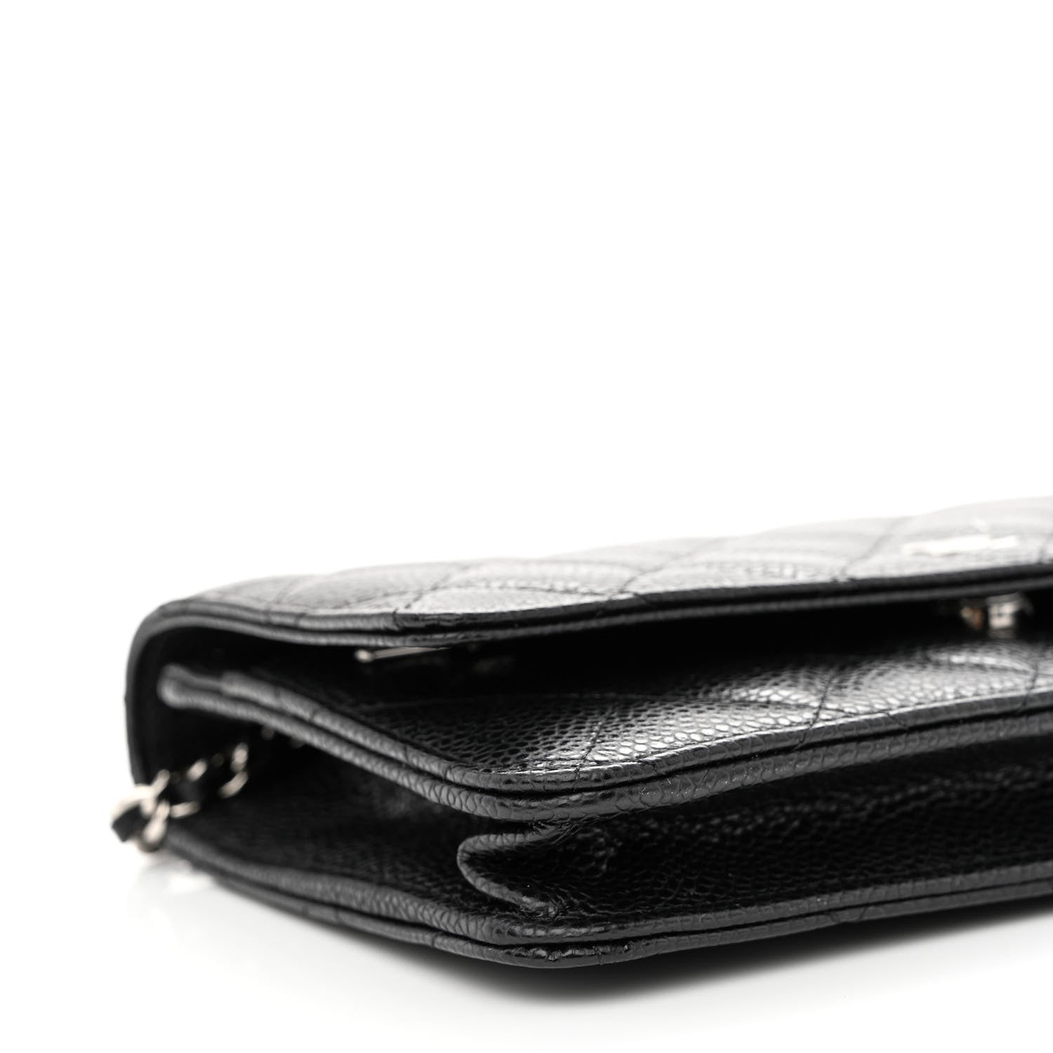 Chanel Caviar Quilted Wallet On Chain WOC Black 10 of 12