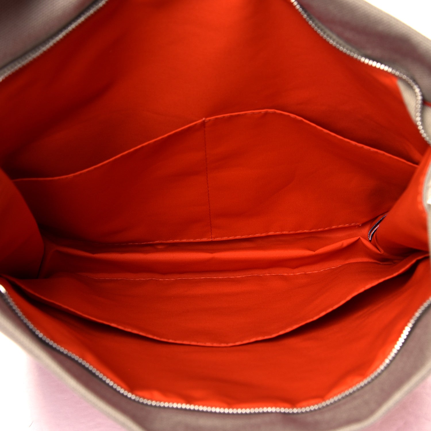 Hermes Canvas High Model Jimetou Jumping Case Orange Feu Gris Ponce 4 of 5