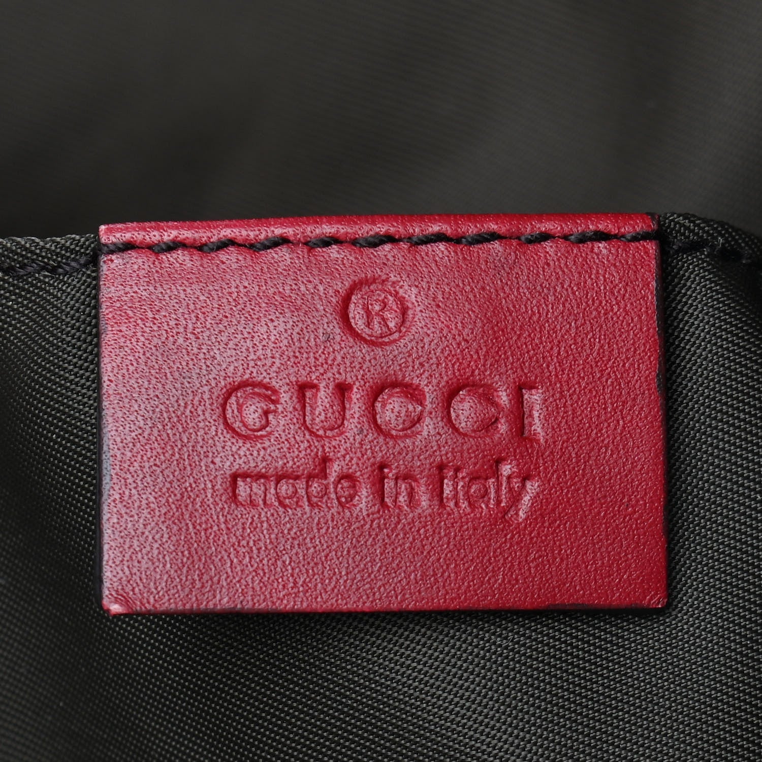 Gucci GG Monogram Medium Web Handle Vertical Tote Red 6 of 9