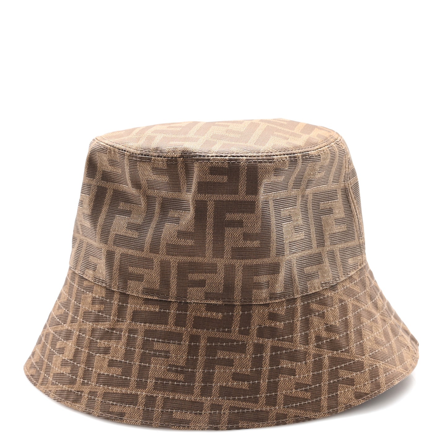 Technical Fabric FF Reversible Bucket Hat S Tobacco Beige