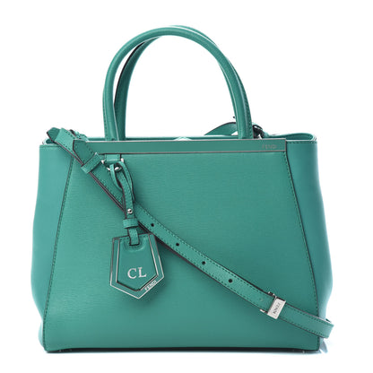 Fendi Vitello Elite Flamingo Petite 2Jours Tote Lago 1 of 14