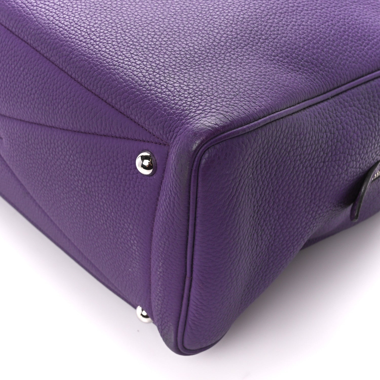 Hermes Taurillon Clemence Victoria II 35 Ultraviolet 12 of 14