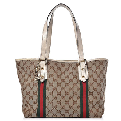 Gucci Monogram Medium Jolicoeur Tote White 1 of 14