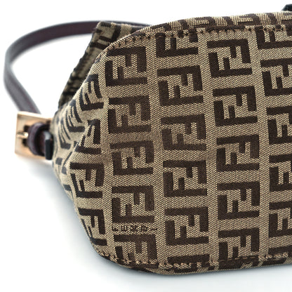 Fendi Zucchino Vitello Mini Mama Baguette Mogano Panna Bruciato 7 of 8