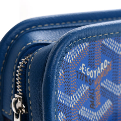 Goyard Goyardine Jouvence Toiletry Pouch Sky Blue 9 of 13