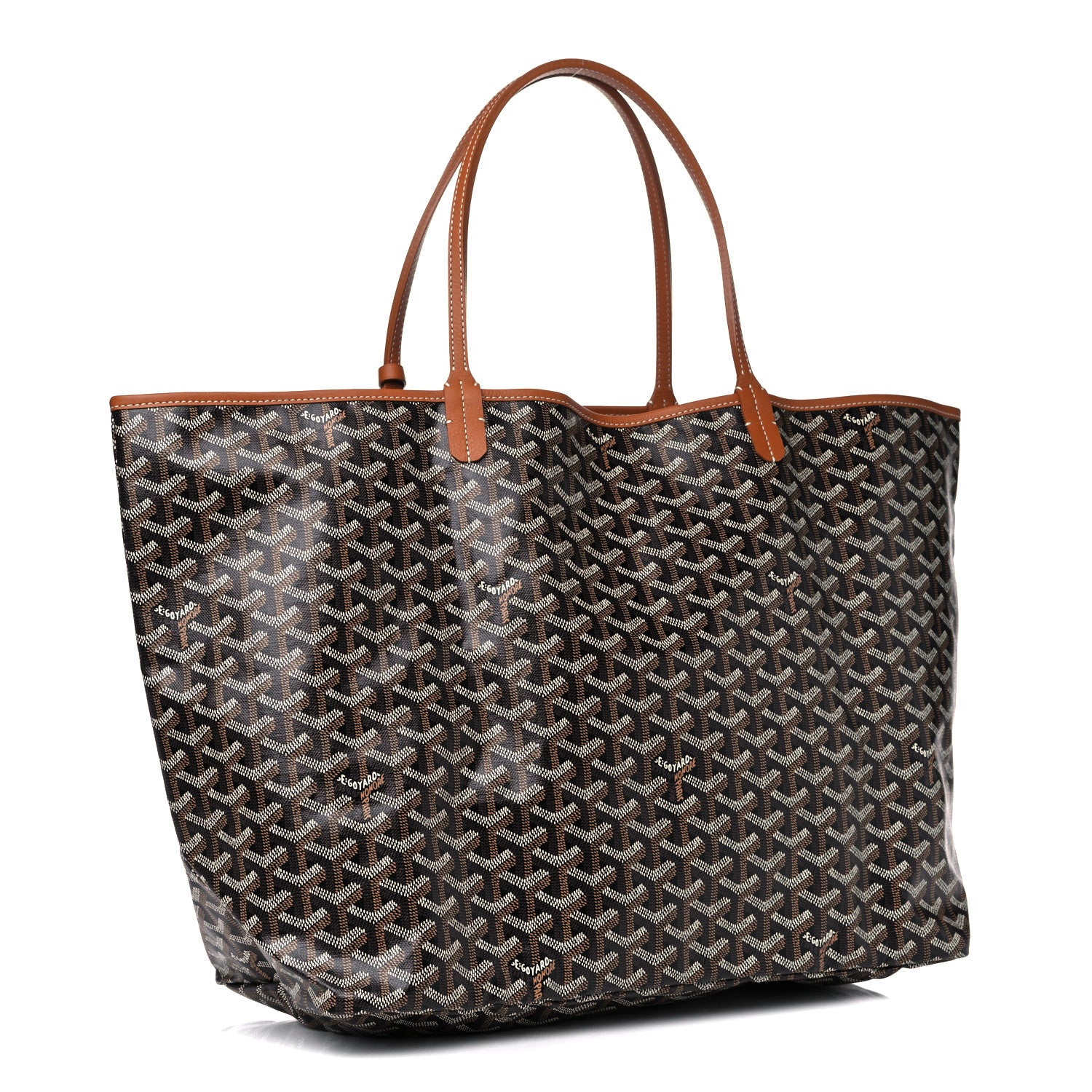 Goyard Goyardine Saint Louis GM Black Gold 3 of 9
