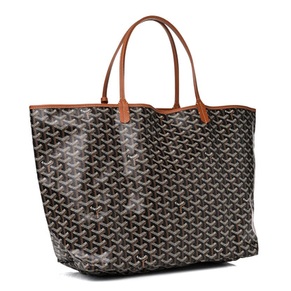Goyard Goyardine Saint Louis GM Black Gold 3 of 9