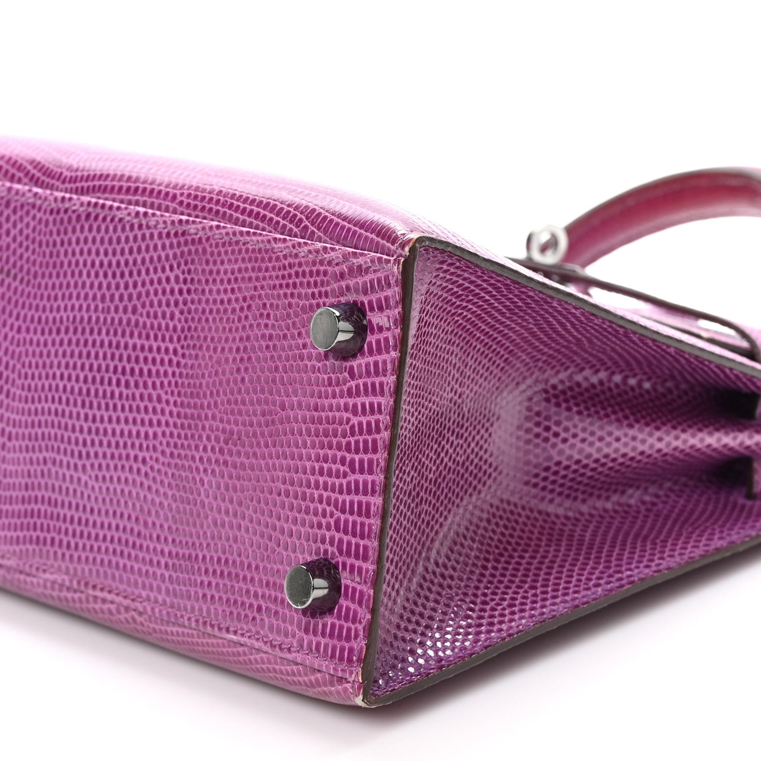 Hermes Lizard Kelly Sellier 25 Violet 10 of 15