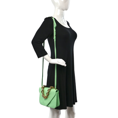 Bottega Veneta Calfskin Mount Envelope Bag Wasabi 2 of 15