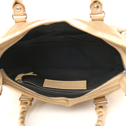 Balenciaga Agneau Classic Silver Hardware S City Beige Sable 5 of 9
