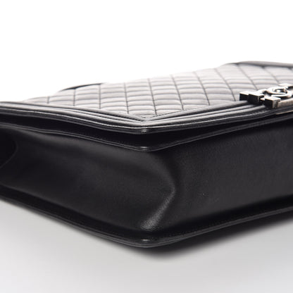 Chanel Lambskin Quilted Large Boy Flap Black 8 of 9