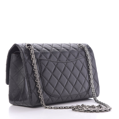 Chanel Aged Calfskin Quilted 2.55 Reissue 225 Flap Black 3 of 11