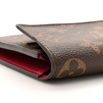 Louis Vuitton Monogram Emilie Wallet Fuchsia 7 of 9