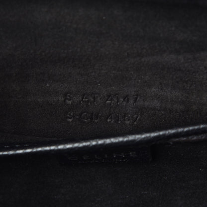 Celine Drummed Calfskin Nano Luggage Black 7 of 16