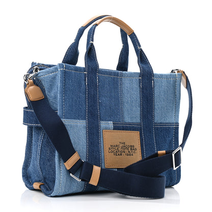 Marc Jacobs Denim Canvas Medium The Tote Bag Blue 3 of 9