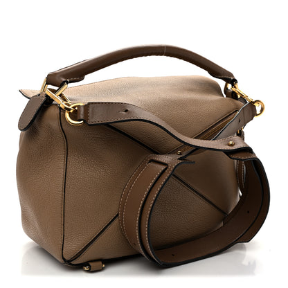Loewe Calfskin Medium Puzzle Bag Sand Mink 3 of 9