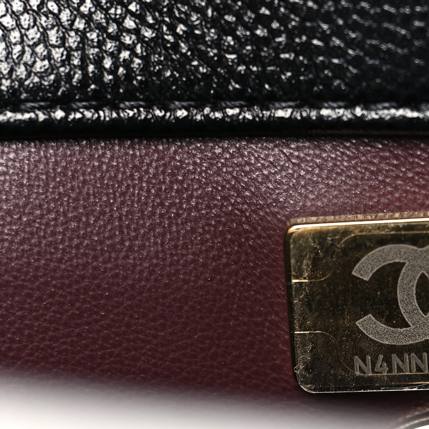 Caviar Quilted Mini Coco Handle Flap Black