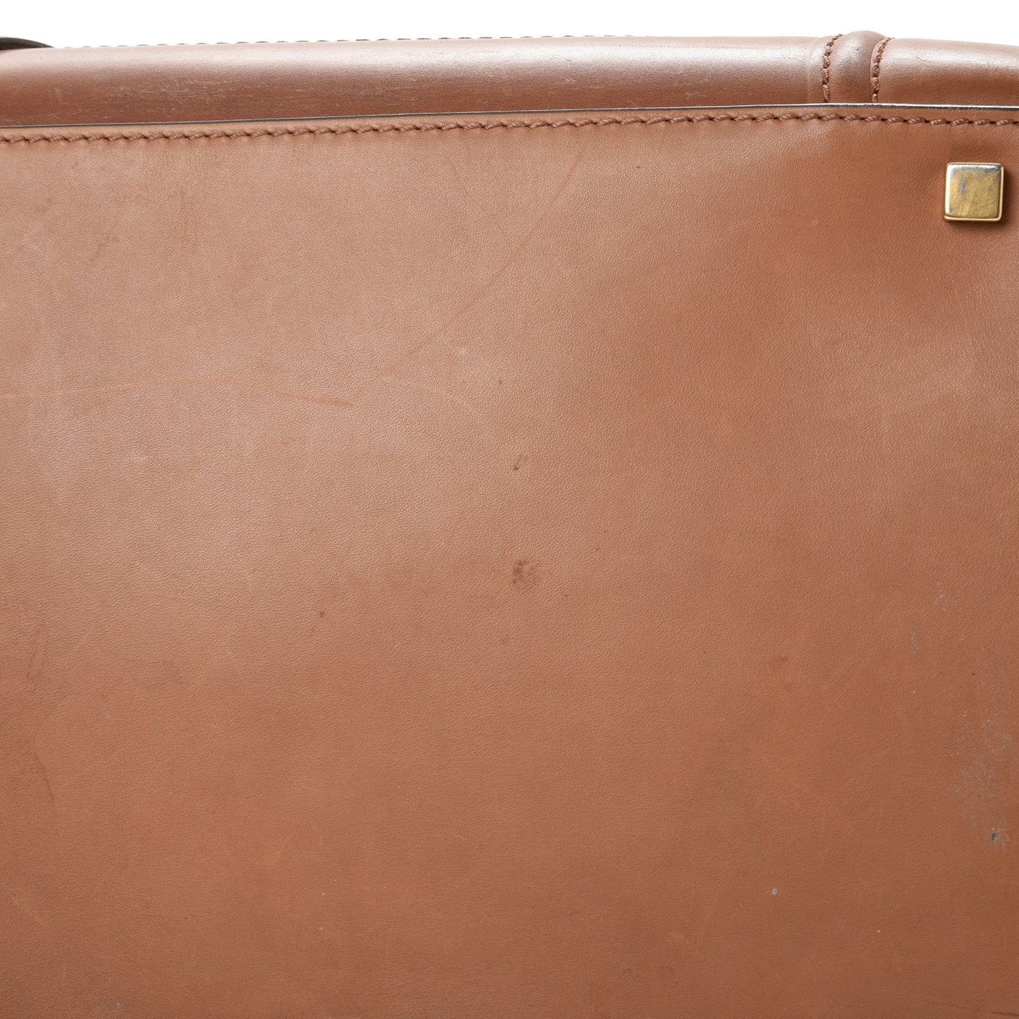Natural Calfskin Medium Phantom Luggage Tan