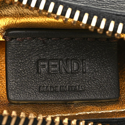Fendi Vitello Grace Matte Nano Fendigraphy Hobo Charm Black 6 of 10