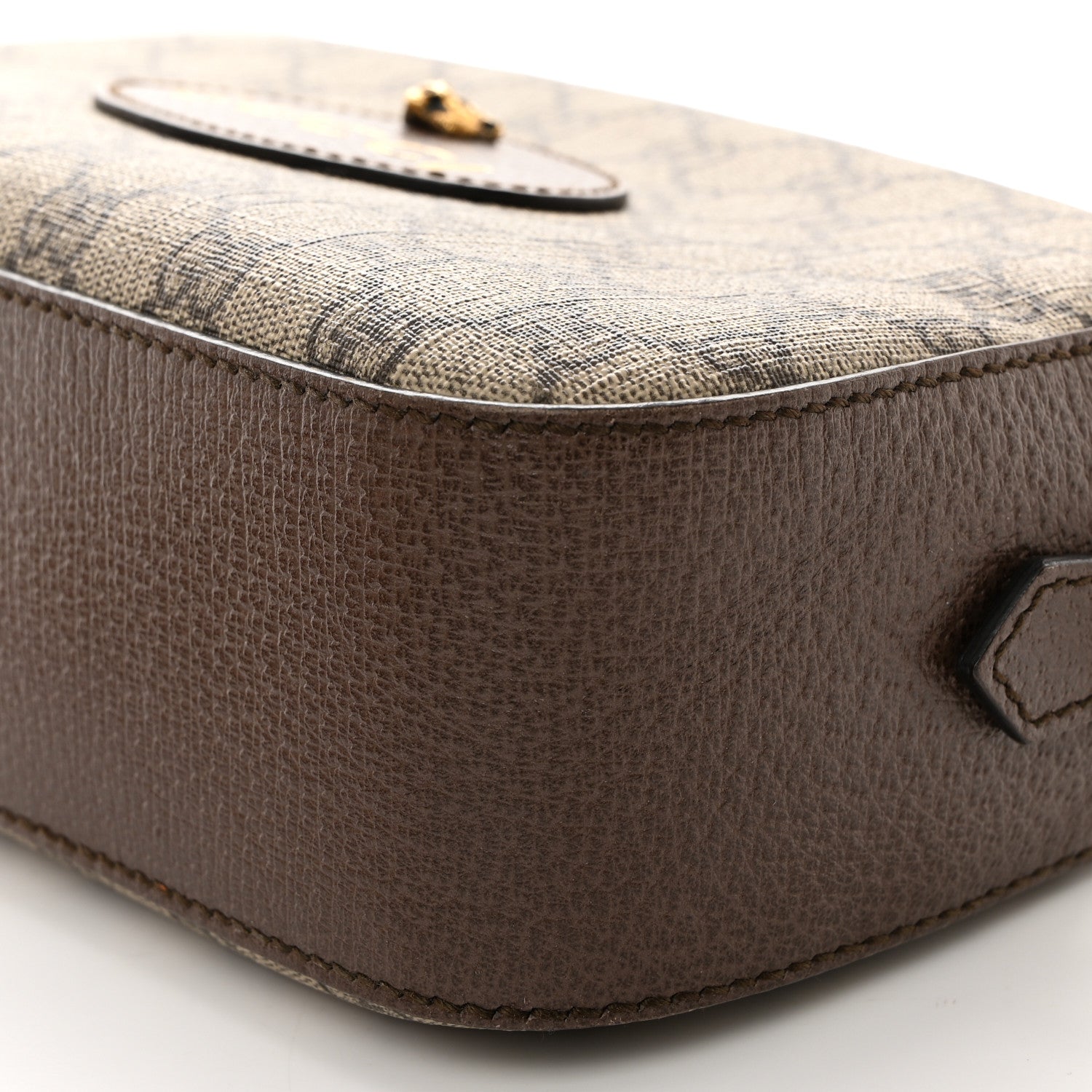 Gucci GG Supreme Monogram Web Neo Vintage Shoulder Bag Beige New Acero Crop 10 of 10