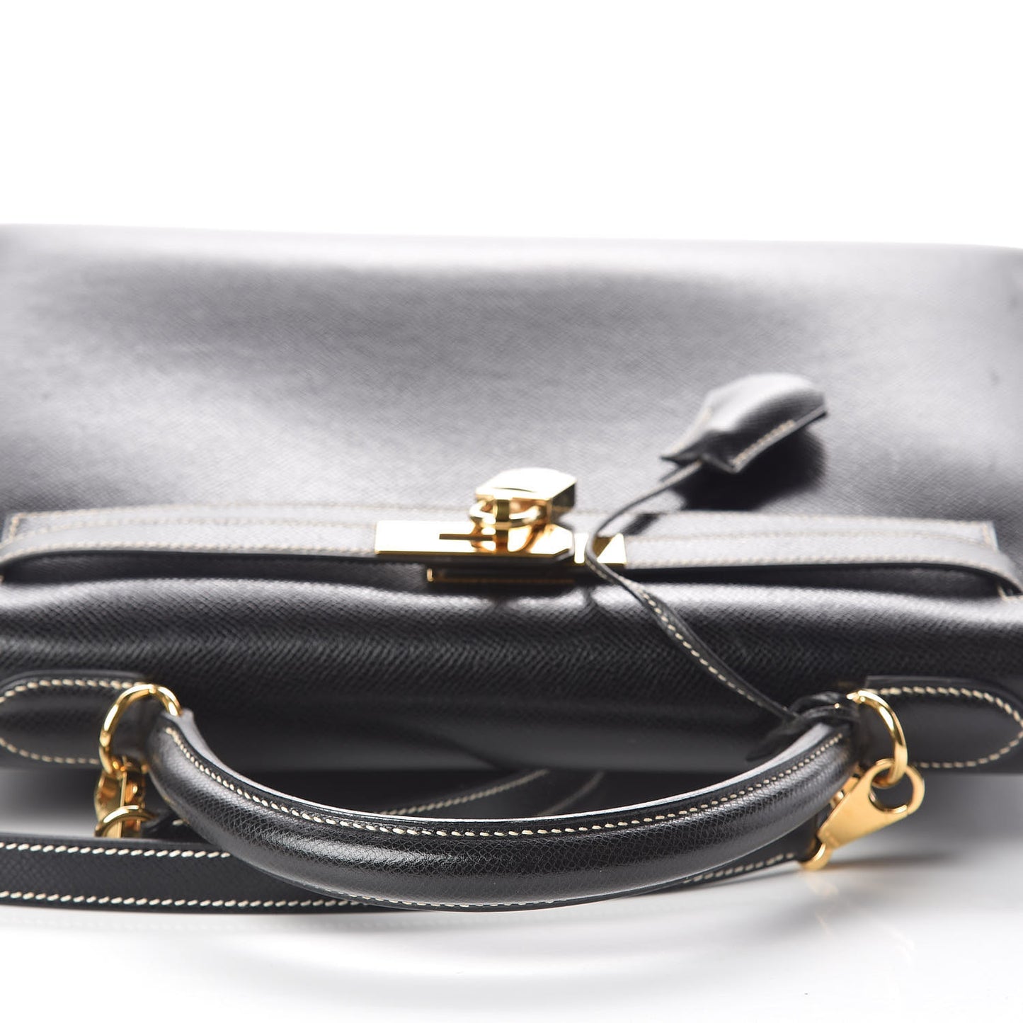 Veau Grain Lisse Kelly Sellier 32 Black