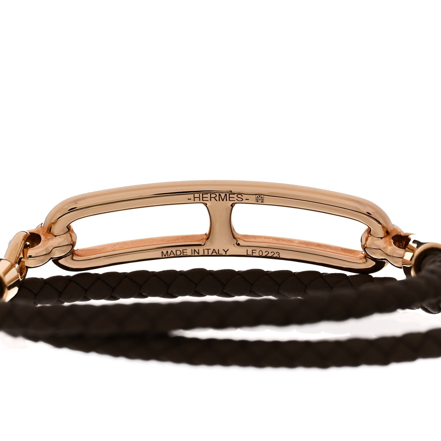 Hermes Swift Roulis Double Tour Bracelet T2 Etoupe 4 of 5