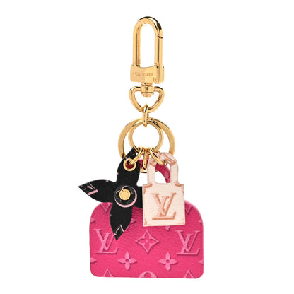 Louis Vuitton Monogram Alma Bag Charm Key Holder Fuchsia 1 of 4