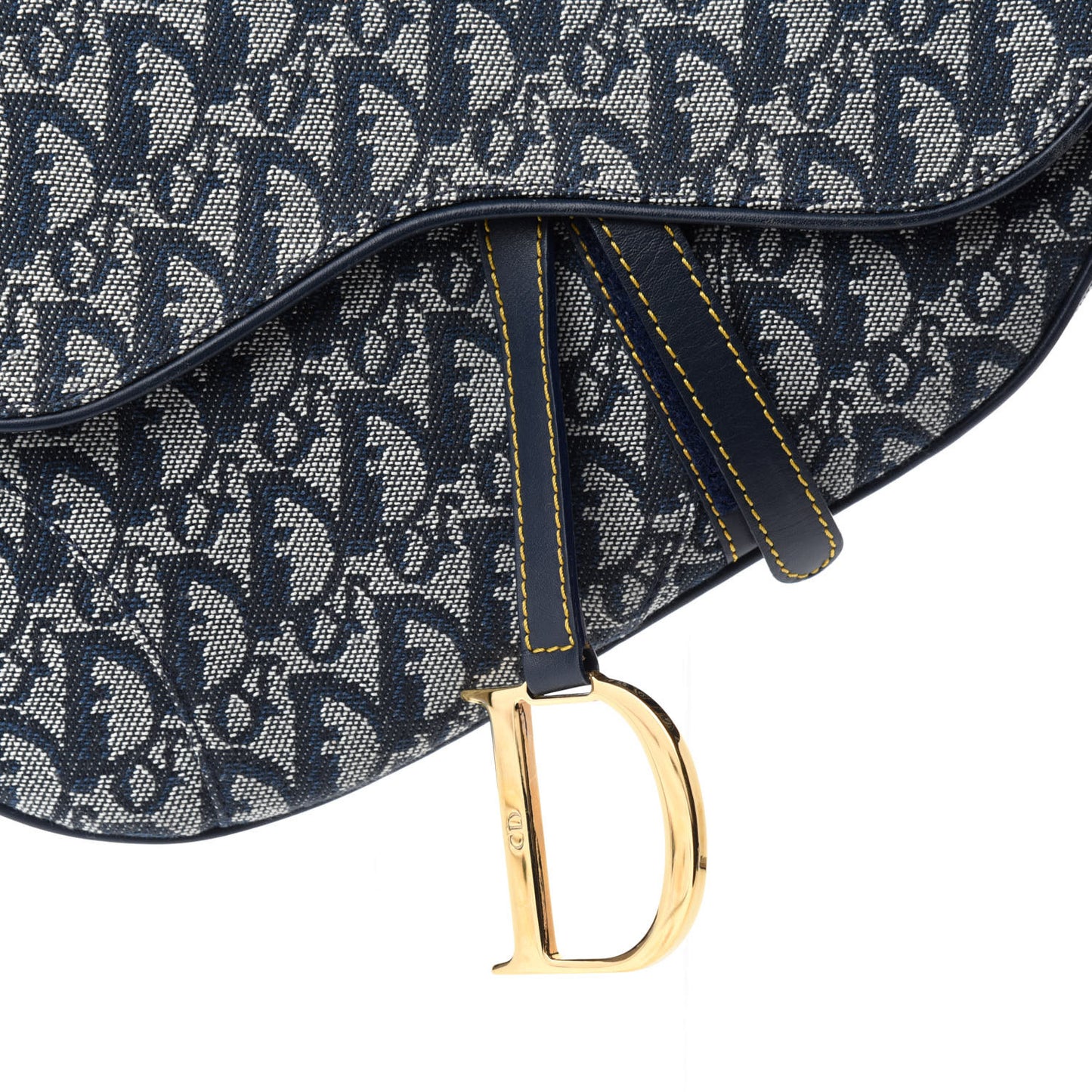 Monogram Saddle Bag Blue