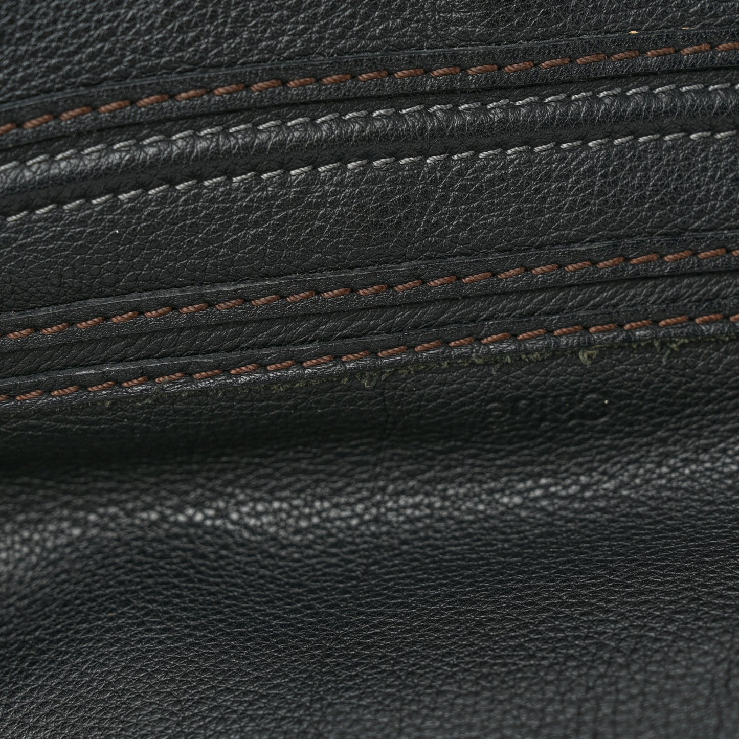 Calfskin Large Marcie Satchel Black