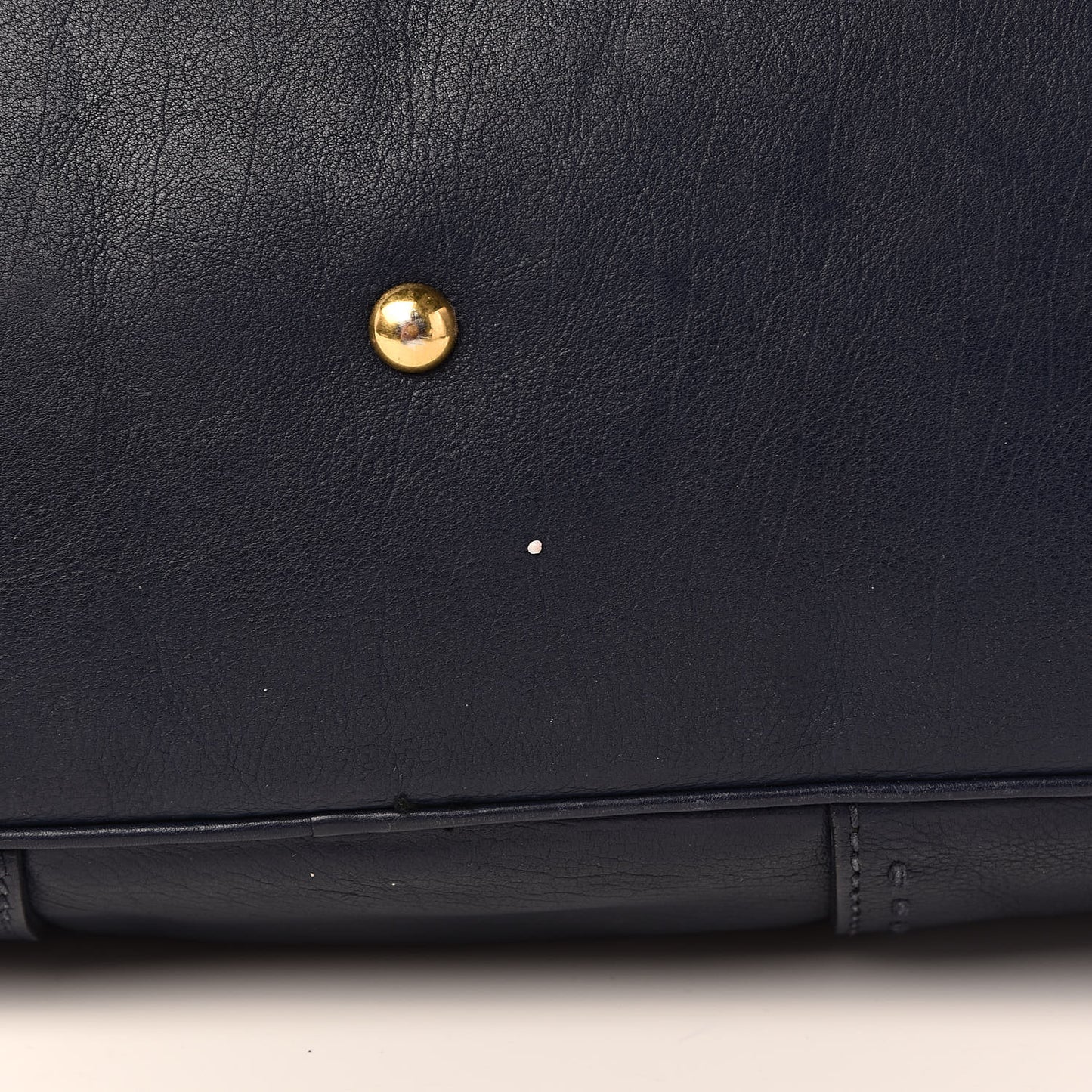 Calfskin Large Muse Navy Blue