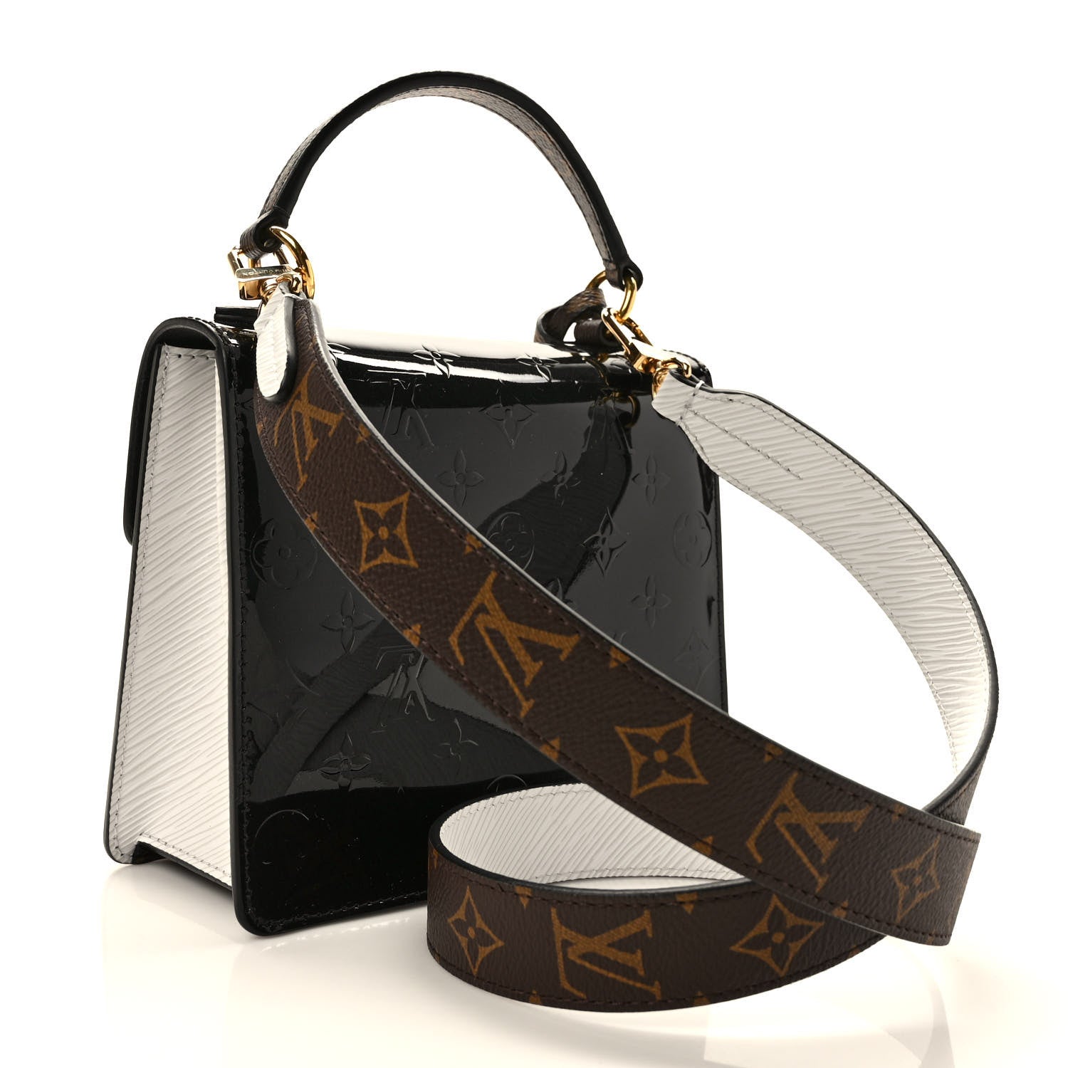 Louis Vuitton Vernis Epi Monogram Spring Street Black 3 of 8