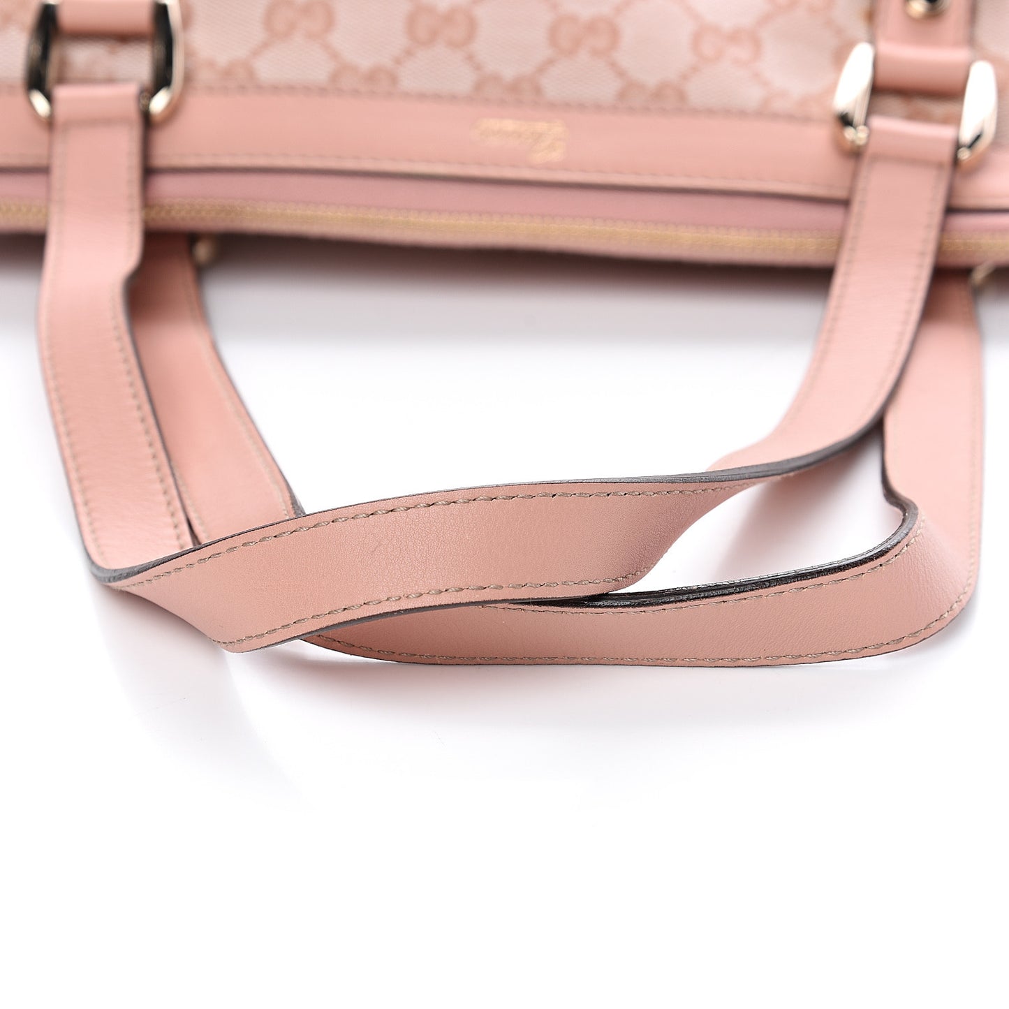 Crystal Monogram Medium Abbey Tote Blush