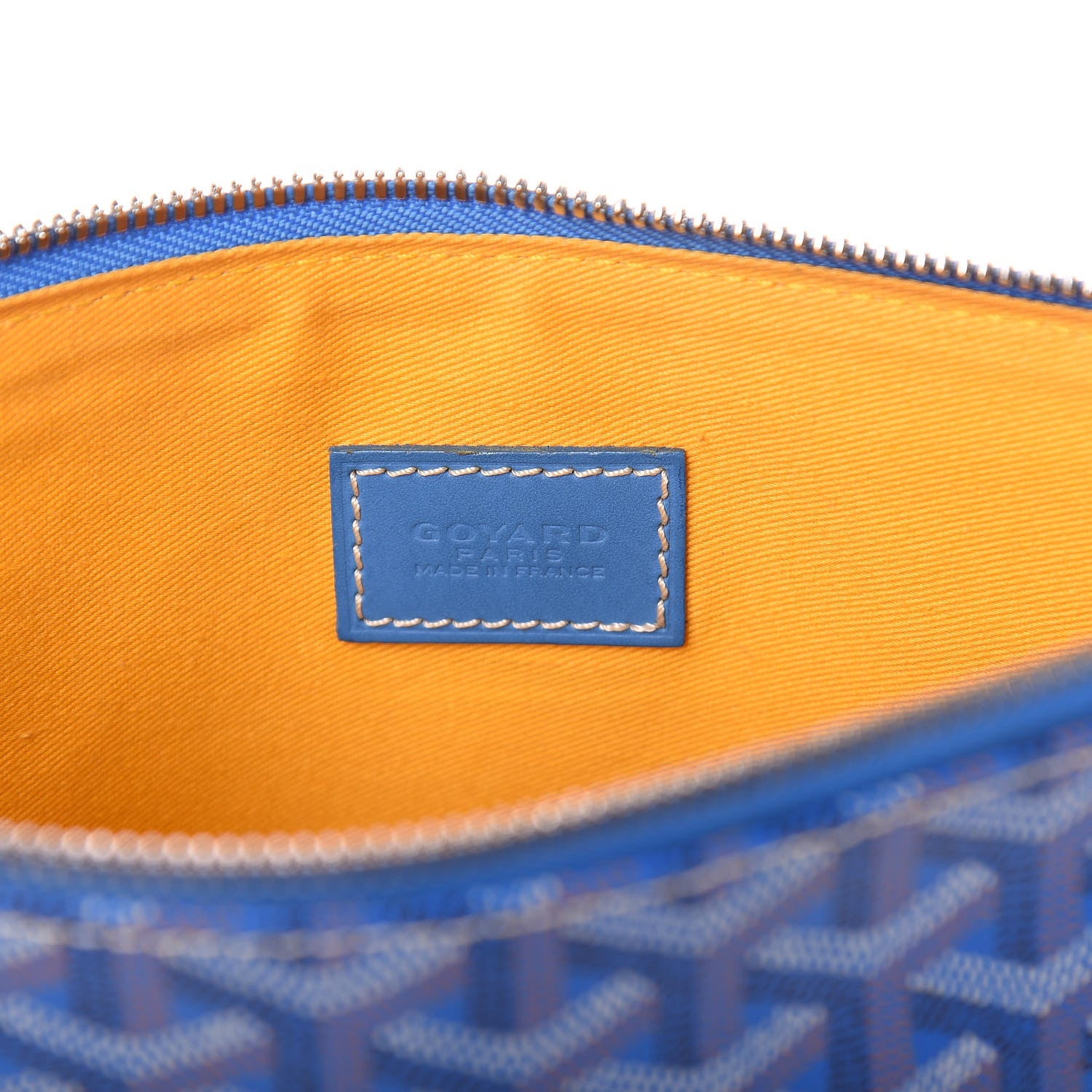 Goyard Goyardine Senat Pochette MM Sky Blue 6 of 11
