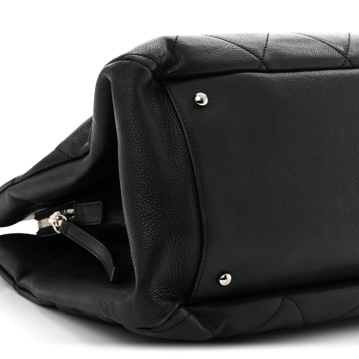 Chanel Caviar Quilted Timeless CC XL Shopping Tote Black 9 of 10