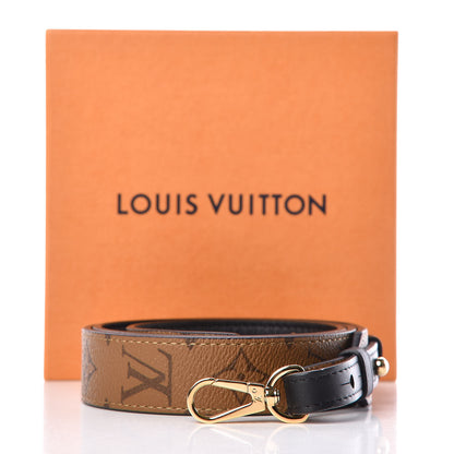Louis Vuitton Reverse Monogram Bandouliere Shoulder Strap XL Black 6 of 6