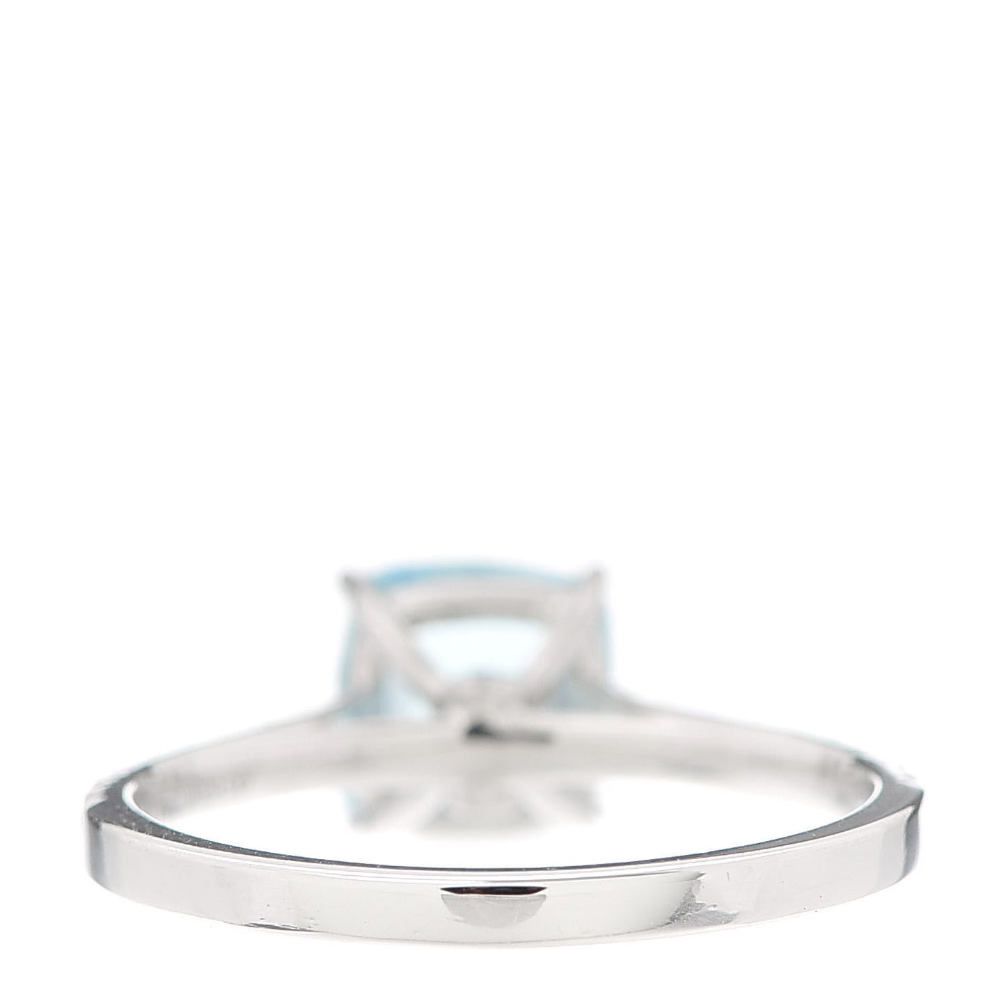 Platinum Diamond Aquamarine 1.50ct Legacy Ring 52 6