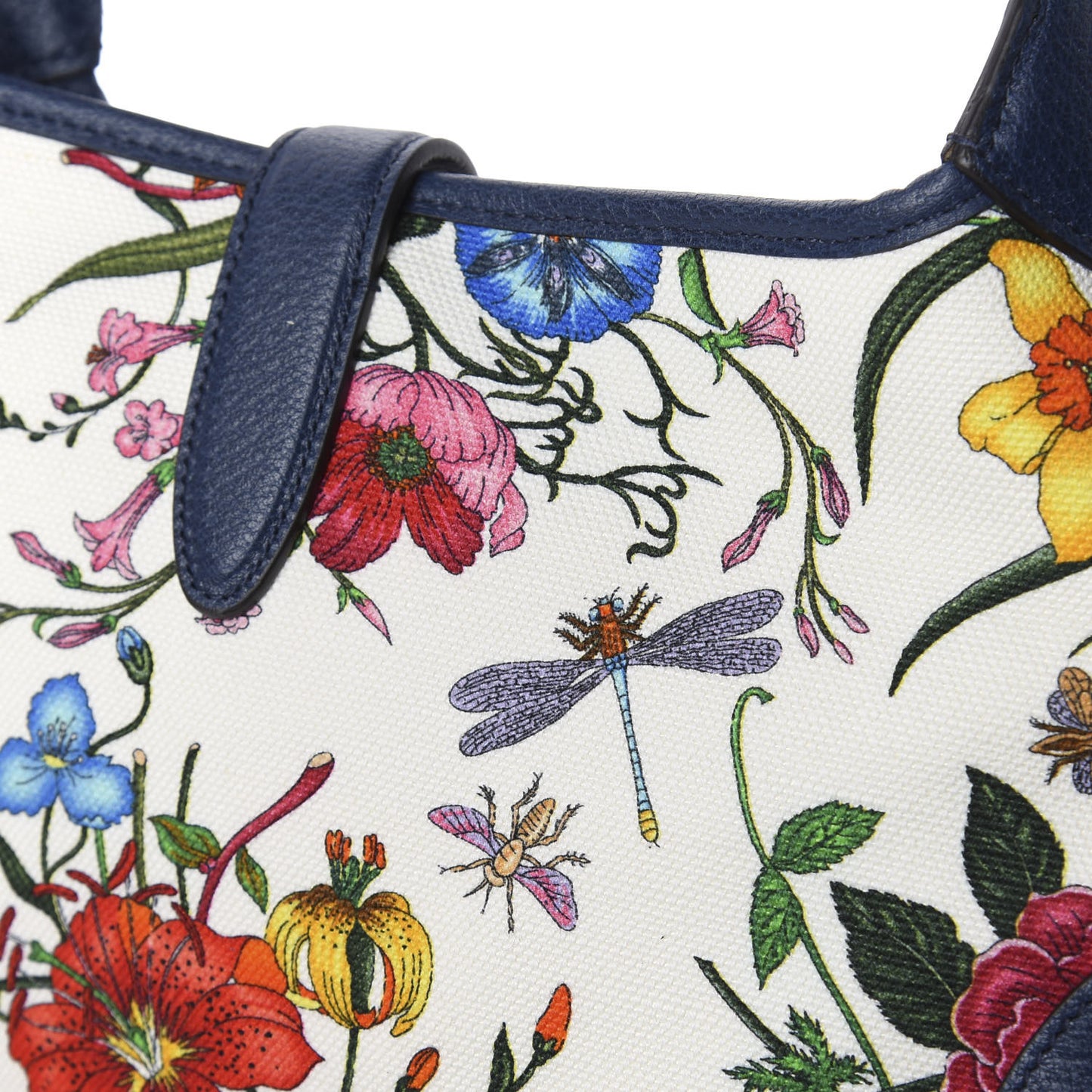 Canvas Flora Medium Jackie Hobo Blue Agata
