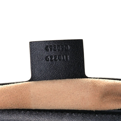 Gucci Calfskin Matelasse Large GG Marmont Shoulder Bag Black 7 of 12