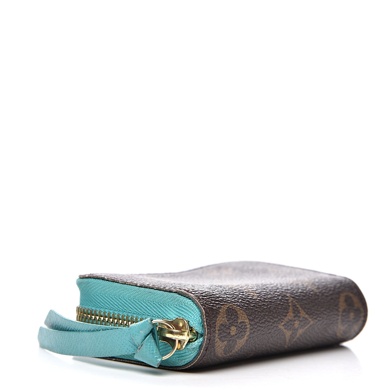 Louis Vuitton Monogram Zippy Multicartes Turquoise 3 of 9
