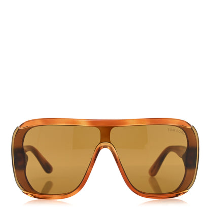Tom Ford Porfirio Square Shield Sunglasses TF559 Tortoise 3 of 8