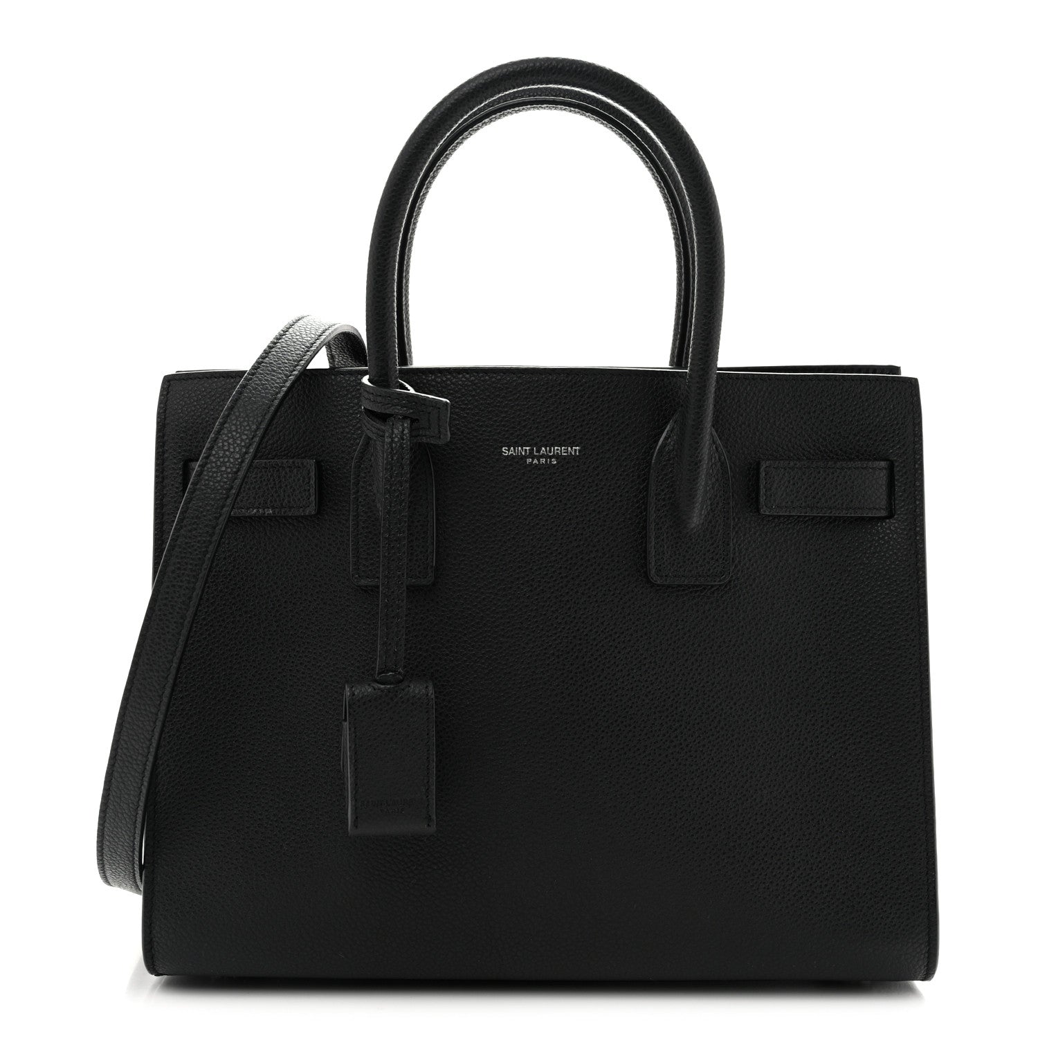 Saint Laurent Grained Calfskin Baby Sac De Jour Black 1 of 13